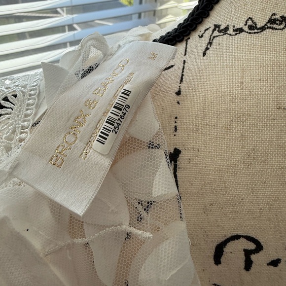 Bronx and Banco Elegant White Lace Midi Dress - Picture 7 of 8